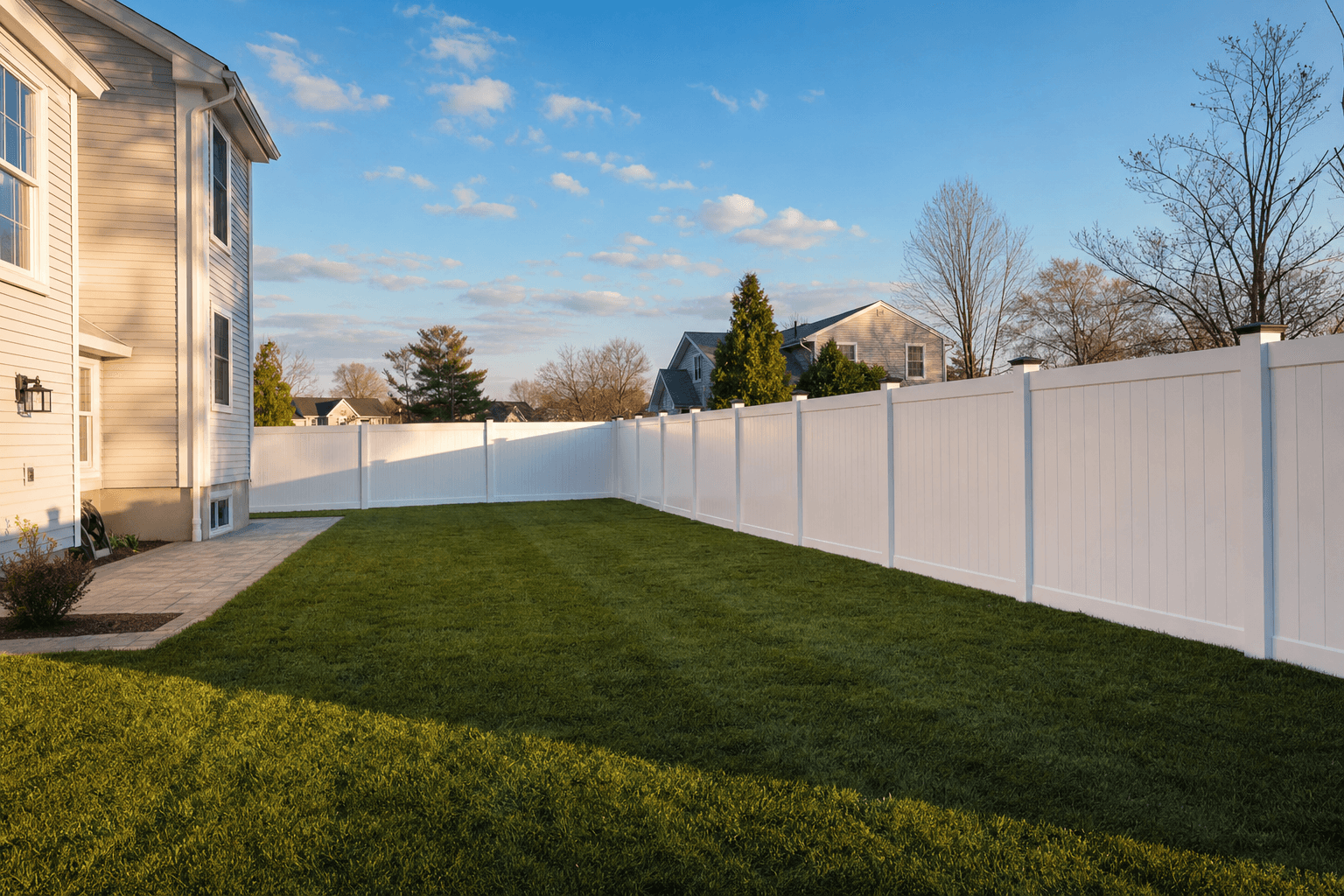Vinyl fence installation Long Island